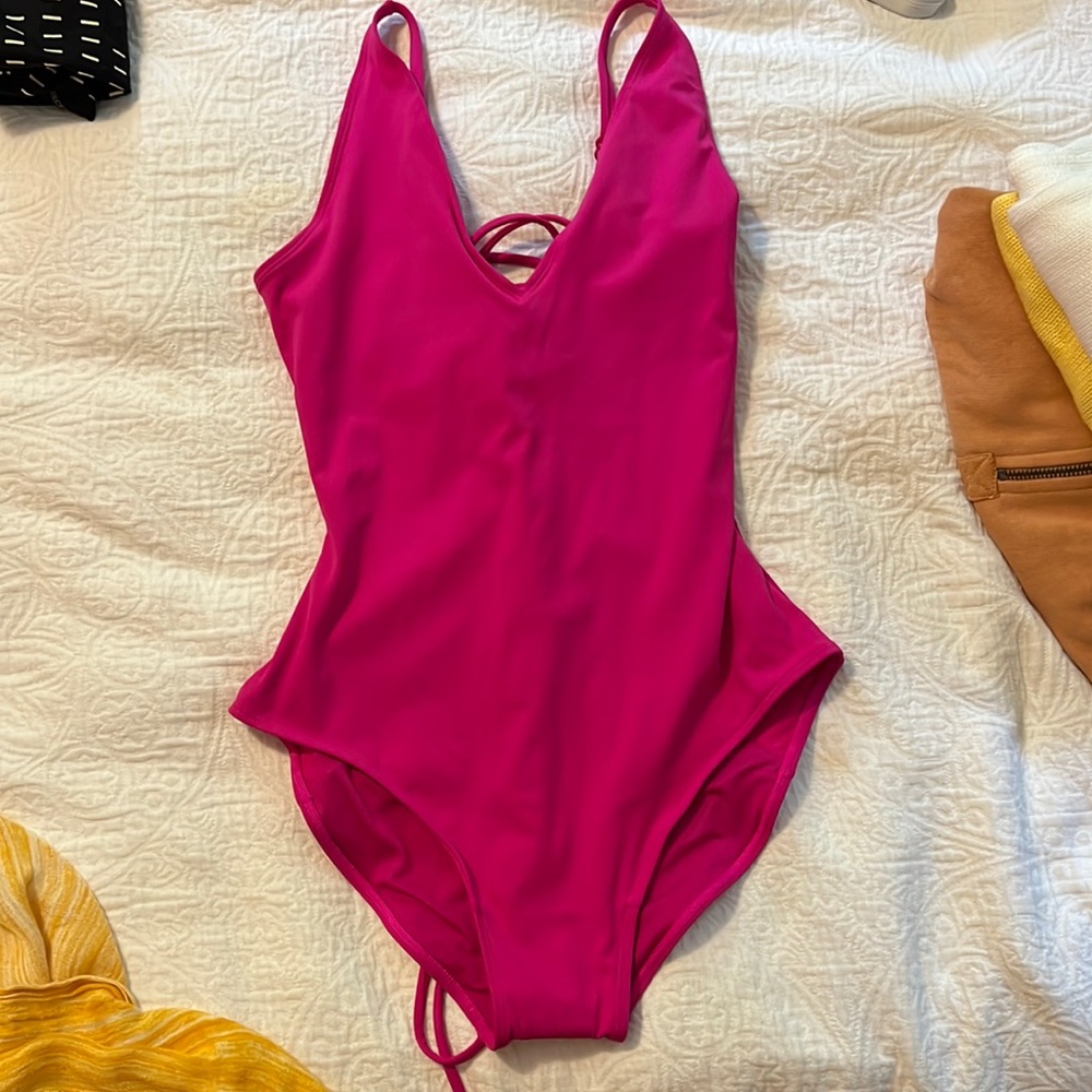 Plunngey pink TA3 swimsuit